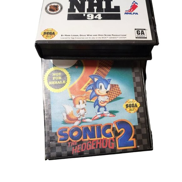 Sega Genesis 8 Games Lot Sports Sonic Strike Eagle GA126 - Picture 4 of 5
